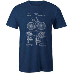 Bike Patent 1890Poster Bob - THREAD+SPOKE | MTB APPAREL | ROAD BIKING T-SHIRTS | BICYCLE T SHIRTS |
