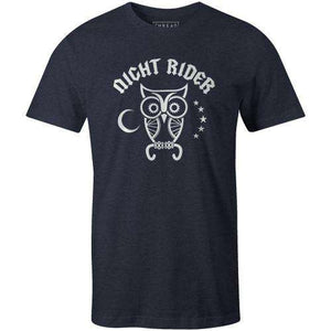 Night RiderReigedesign - THREAD+SPOKE | MTB APPAREL | ROAD BIKING T-SHIRTS | BICYCLE T SHIRTS |
