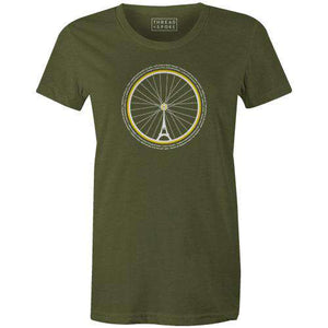 Tour Locations Women'sReigedesign - THREAD+SPOKE | MTB APPAREL | ROAD BIKING T-SHIRTS | BICYCLE T SHIRTS |