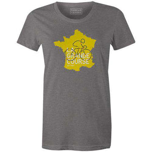 La Grande Course Women'sReigedesign - THREAD+SPOKE | MTB APPAREL | ROAD BIKING T-SHIRTS | BICYCLE T SHIRTS |