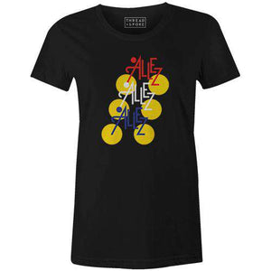 Allez! Women'sReigedesign - THREAD+SPOKE | MTB APPAREL | ROAD BIKING T-SHIRTS | BICYCLE T SHIRTS |