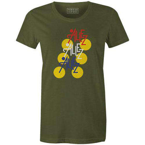 Allez! Women'sReigedesign - THREAD+SPOKE | MTB APPAREL | ROAD BIKING T-SHIRTS | BICYCLE T SHIRTS |
