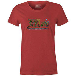 Passo Dello Stelvio Women'sStrong Cycling - THREAD+SPOKE | MTB APPAREL | ROAD BIKING T-SHIRTS | BICYCLE T SHIRTS |