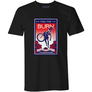 Feel the BurnSassan Filsoof - THREAD+SPOKE | MTB APPAREL | ROAD BIKING T-SHIRTS | BICYCLE T SHIRTS |