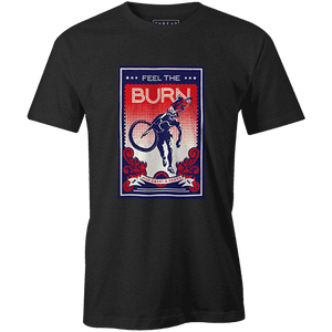Feel the BurnSassan Filsoof - THREAD+SPOKE | MTB APPAREL | ROAD BIKING T-SHIRTS | BICYCLE T SHIRTS |