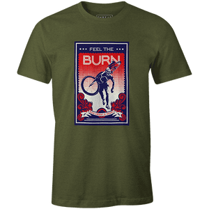 Feel the BurnSassan Filsoof - THREAD+SPOKE | MTB APPAREL | ROAD BIKING T-SHIRTS | BICYCLE T SHIRTS |