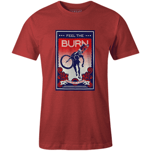 Feel the BurnSassan Filsoof - THREAD+SPOKE | MTB APPAREL | ROAD BIKING T-SHIRTS | BICYCLE T SHIRTS |