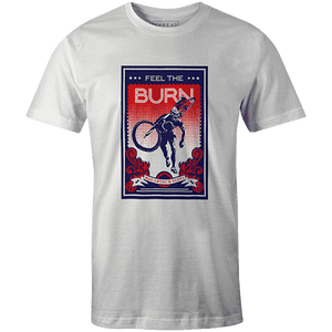 Feel the BurnSassan Filsoof - THREAD+SPOKE | MTB APPAREL | ROAD BIKING T-SHIRTS | BICYCLE T SHIRTS |