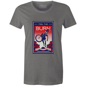Feel the Burn Women'sSassan Filsoof - THREAD+SPOKE | MTB APPAREL | ROAD BIKING T-SHIRTS | BICYCLE T SHIRTS |