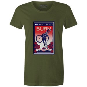 Feel the Burn Women'sSassan Filsoof - THREAD+SPOKE | MTB APPAREL | ROAD BIKING T-SHIRTS | BICYCLE T SHIRTS |