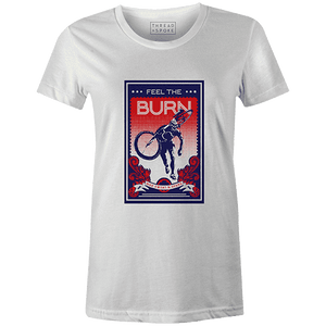 Feel the Burn Women'sSassan Filsoof - THREAD+SPOKE | MTB APPAREL | ROAD BIKING T-SHIRTS | BICYCLE T SHIRTS |