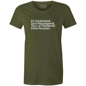 Spring Tour Cities Women'sThread+Spoke - THREAD+SPOKE | MTB APPAREL | ROAD BIKING T-SHIRTS | BICYCLE T SHIRTS |