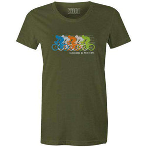 Spring Classics Women'sThread+Spoke - THREAD+SPOKE | MTB APPAREL | ROAD BIKING T-SHIRTS | BICYCLE T SHIRTS |