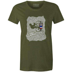Paris-Roubaix Cobbles Women'sThread+Spoke - THREAD+SPOKE | MTB APPAREL | ROAD BIKING T-SHIRTS | BICYCLE T SHIRTS |