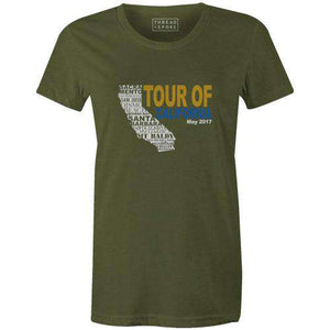 Tour of California Women'sThread+Spoke - THREAD+SPOKE | MTB APPAREL | ROAD BIKING T-SHIRTS | BICYCLE T SHIRTS |