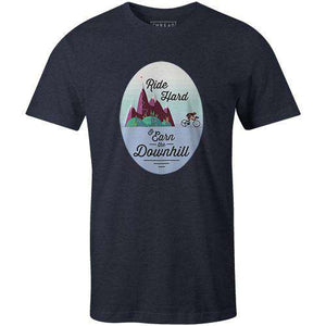 Earn the DownhillThread+Spoke - THREAD+SPOKE | MTB APPAREL | ROAD BIKING T-SHIRTS | BICYCLE T SHIRTS |