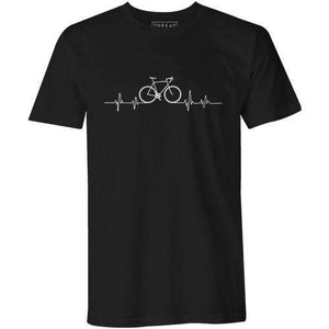 Heartbeat BicycleThread+Spoke - THREAD+SPOKE | MTB APPAREL | ROAD BIKING T-SHIRTS | BICYCLE T SHIRTS |