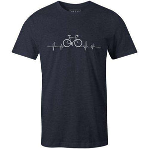 Heartbeat BicycleThread+Spoke - THREAD+SPOKE | MTB APPAREL | ROAD BIKING T-SHIRTS | BICYCLE T SHIRTS |