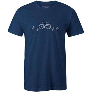 Heartbeat BicycleThread+Spoke - THREAD+SPOKE | MTB APPAREL | ROAD BIKING T-SHIRTS | BICYCLE T SHIRTS |