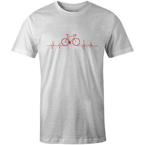 Heartbeat BicycleThread+Spoke - THREAD+SPOKE | MTB APPAREL | ROAD BIKING T-SHIRTS | BICYCLE T SHIRTS |