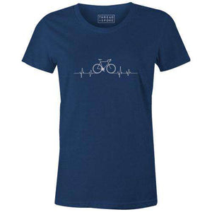 Heartbeat Bicycle Women'sThread+Spoke - THREAD+SPOKE | MTB APPAREL | ROAD BIKING T-SHIRTS | BICYCLE T SHIRTS |