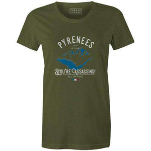 Pyrenees Assassins Women'sThread+Spoke - THREAD+SPOKE | MTB APPAREL | ROAD BIKING T-SHIRTS | BICYCLE T SHIRTS |