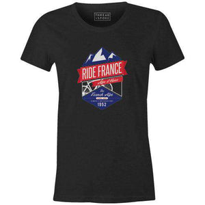 Ride France Women'sThread+Spoke - THREAD+SPOKE | MTB APPAREL | ROAD BIKING T-SHIRTS | BICYCLE T SHIRTS |
