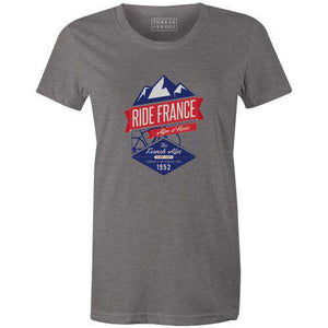 Ride France Women'sThread+Spoke - THREAD+SPOKE | MTB APPAREL | ROAD BIKING T-SHIRTS | BICYCLE T SHIRTS |