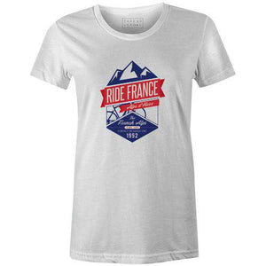 Ride France Women'sThread+Spoke - THREAD+SPOKE | MTB APPAREL | ROAD BIKING T-SHIRTS | BICYCLE T SHIRTS |