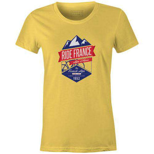 Ride France Women'sThread+Spoke - THREAD+SPOKE | MTB APPAREL | ROAD BIKING T-SHIRTS | BICYCLE T SHIRTS |