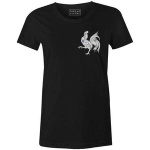 Rooster Women'sThread+Spoke - THREAD+SPOKE | MTB APPAREL | ROAD BIKING T-SHIRTS | BICYCLE T SHIRTS |