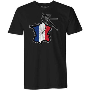 France WheelThread+Spoke - THREAD+SPOKE | MTB APPAREL | ROAD BIKING T-SHIRTS | BICYCLE T SHIRTS |