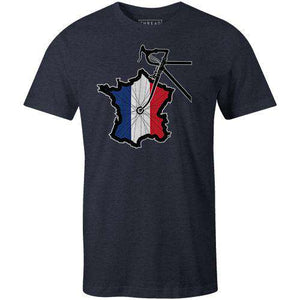 France WheelThread+Spoke - THREAD+SPOKE | MTB APPAREL | ROAD BIKING T-SHIRTS | BICYCLE T SHIRTS |