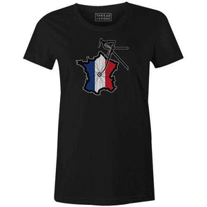 France Wheel Women'sThread+Spoke - THREAD+SPOKE | MTB APPAREL | ROAD BIKING T-SHIRTS | BICYCLE T SHIRTS |