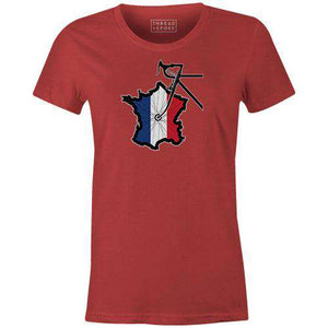 France Wheel Women'sThread+Spoke - THREAD+SPOKE | MTB APPAREL | ROAD BIKING T-SHIRTS | BICYCLE T SHIRTS |