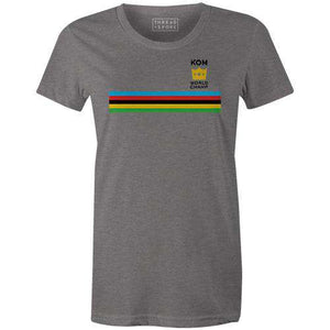 KOM World Champ Women'sThread+Spoke - THREAD+SPOKE | MTB APPAREL | ROAD BIKING T-SHIRTS | BICYCLE T SHIRTS |