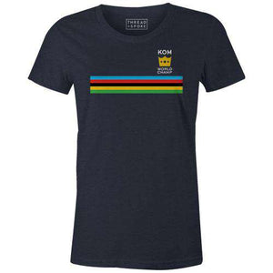 KOM World Champ Women'sThread+Spoke - THREAD+SPOKE | MTB APPAREL | ROAD BIKING T-SHIRTS | BICYCLE T SHIRTS |