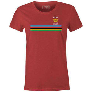 KOM World Champ Women'sThread+Spoke - THREAD+SPOKE | MTB APPAREL | ROAD BIKING T-SHIRTS | BICYCLE T SHIRTS |