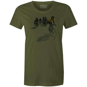 Vintage Racer Women'sThread+Spoke - THREAD+SPOKE | MTB APPAREL | ROAD BIKING T-SHIRTS | BICYCLE T SHIRTS |