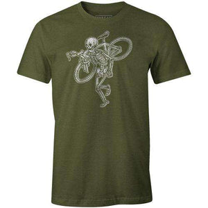 Skeleton CXThread+Spoke - THREAD+SPOKE | MTB APPAREL | ROAD BIKING T-SHIRTS | BICYCLE T SHIRTS |