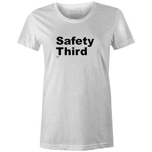Saftey Third Women'sThread+Spoke - THREAD+SPOKE | MTB APPAREL | ROAD BIKING T-SHIRTS | BICYCLE T SHIRTS |
