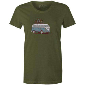 Bike Bus Women'sThread+Spoke - THREAD+SPOKE | MTB APPAREL | ROAD BIKING T-SHIRTS | BICYCLE T SHIRTS |