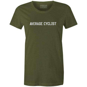 Average Cyclist Women'sThread+Spoke - THREAD+SPOKE | MTB APPAREL | ROAD BIKING T-SHIRTS | BICYCLE T SHIRTS |