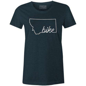 Bike Montana Women'sThread+Spoke - THREAD+SPOKE | MTB APPAREL | ROAD BIKING T-SHIRTS | BICYCLE T SHIRTS |