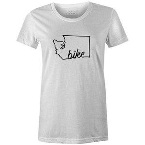 Bike Washington Women'sThread+Spoke - THREAD+SPOKE | MTB APPAREL | ROAD BIKING T-SHIRTS | BICYCLE T SHIRTS |