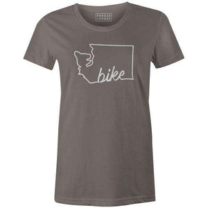 Bike Washington Women'sThread+Spoke - THREAD+SPOKE | MTB APPAREL | ROAD BIKING T-SHIRTS | BICYCLE T SHIRTS |