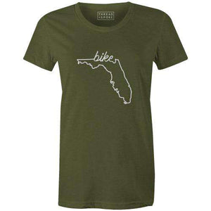Bike Florida Women'sThread+Spoke - THREAD+SPOKE | MTB APPAREL | ROAD BIKING T-SHIRTS | BICYCLE T SHIRTS |