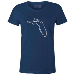 Bike Florida Women'sThread+Spoke - THREAD+SPOKE | MTB APPAREL | ROAD BIKING T-SHIRTS | BICYCLE T SHIRTS |