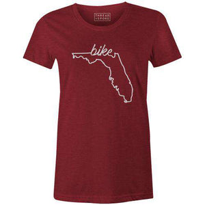 Bike Florida Women'sThread+Spoke - THREAD+SPOKE | MTB APPAREL | ROAD BIKING T-SHIRTS | BICYCLE T SHIRTS |