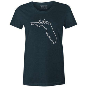 Bike Florida Women'sThread+Spoke - THREAD+SPOKE | MTB APPAREL | ROAD BIKING T-SHIRTS | BICYCLE T SHIRTS |